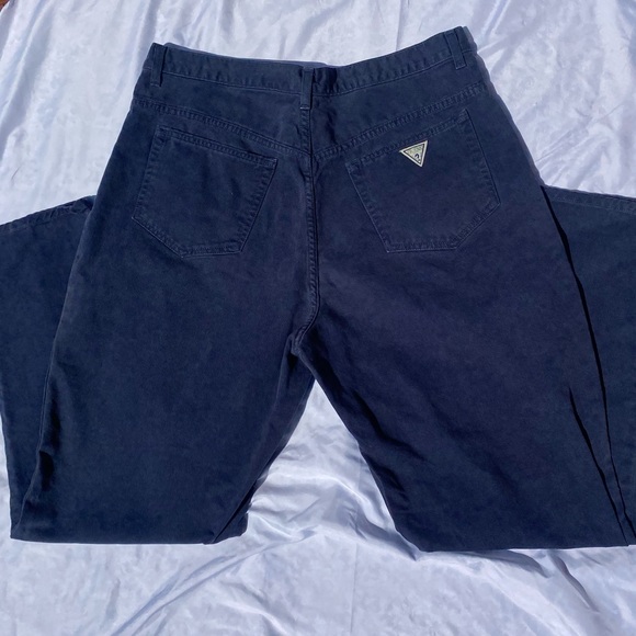Navy blue Vintage 90s Guess Jeans - Picture 3 of 6